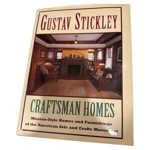 Craftsman Homes Vtg HC Book Gustav‎ Stickley Mission Style Homes Furnishings
